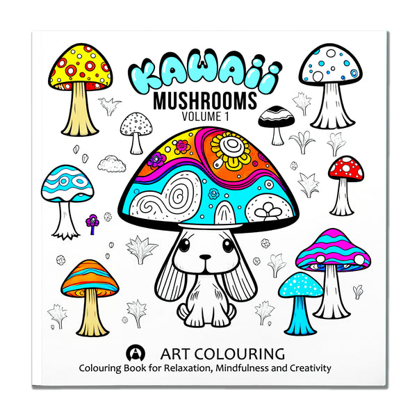 Kawaii Mushrooms Volume 1: Adorable, Cute, Fantastical Mushrooms and Mushroom Fusions